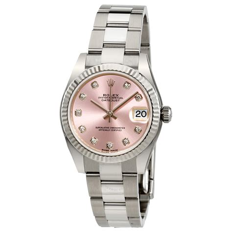 rolex blaken pink lady|rolex lady datejust watch.